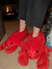 In response to the Blobfish slippers I have lobsters