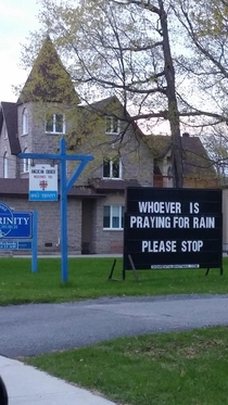 In response to the flooding happening in parts of eastern Canada