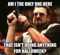 In response to the Halloween posts