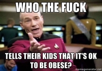 In response to the post about obese kids and their self esteem