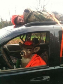 In Russia you dont hunt deer deer hunt you