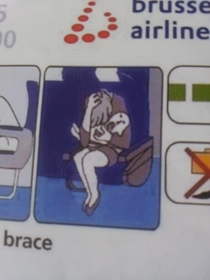 In the event of an emergency be sure to hold on to your deformed ghost baby