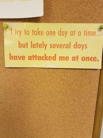In the office at work We all know the feeling