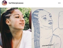 Incredibly detailed drawing the cornroll hairstyle alone took me  years to complete