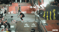insane skate trick