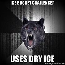 Insanity Wolf receives ice bucket nomination
