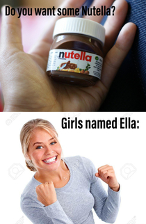 Inspiration came from eating nutella