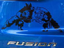 Inspired by a decal on a Toyota Highlander I saw on here I decided to get one for my Ford Fusion