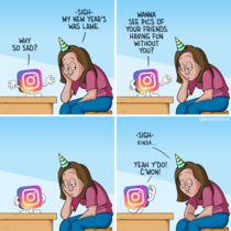 Instagram on New Years Day 