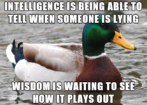 Intelligence vs wisdom