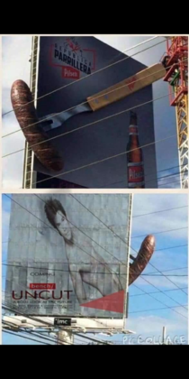 Interesting billboard right