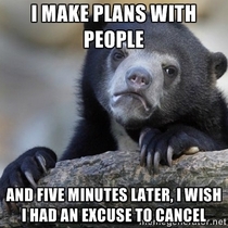 Introvert problems What the actual confession bear meme is for