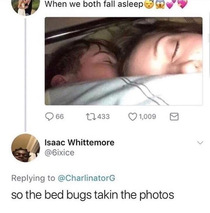 Invasion of bed bugs