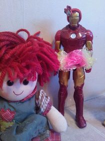Iron Man is not impressed with his new look