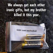 Ironic gifts