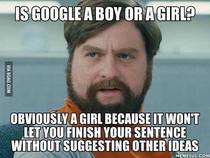 Is Google a boy or a girl