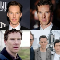 Is it just me or does Benedict Cumberbatch look like he is face swapped in every picture of him