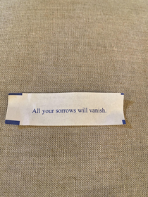 Is this the fortune cookie equivalent of the death card