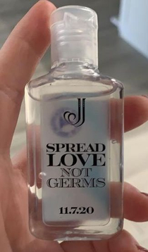 Is this wedding giveaway anti-bacterial gel or lubrication