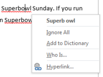 It appears Colbert has already subverted Microsoft Office Long Live the Superb Owl