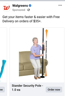 it looks like Walgreens is selling stripper poles to senior citizens