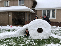It snowed a mega-roll