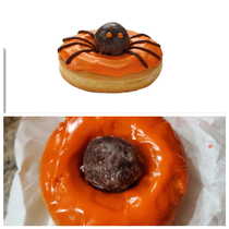 It took  attempts and eventually a am trip to get my kids the spider donuts before they ran out This is what they got