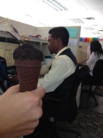 It was free Ice Cream day at work