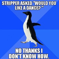 It was my first time in a strip club and I was really nervous