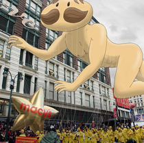 it was such a thrill to see my favorite balloon in the thanksgiving parade today 