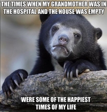 It was the only time I ever had the house to myself