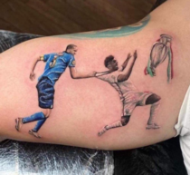 Italian fan got this tattoo  the trophy 