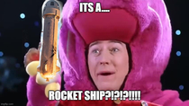 Its a a rocket ship