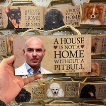 Its about time us Pitbull lovers get some representation in the cute decor industry