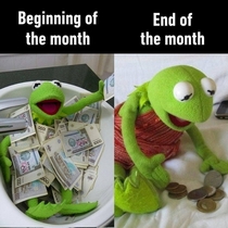Its always the end of the month for me