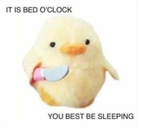 Its bed oclock