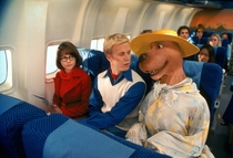 its been  years and i still cant understand how the heck they got to sneak Scooby Doo in a plane with that costume