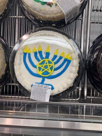 Its either a Texan Hanukkah or Kosher Paganism