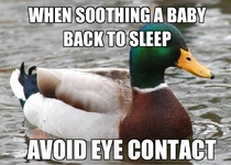 Its hard to look away from a crying babies eyes