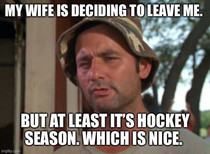 Its hockey season