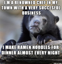 Its just so easy after making food all day