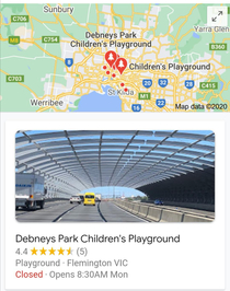 Its not just the wildlife in Australia that can kill The playgrounds are hardcore too