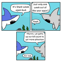 its Shark Week baby OC