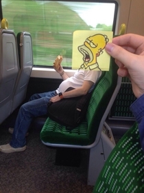 Its wrong to take pictures of people eating on trains but look at this