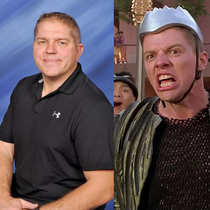 Ive always thought my old PE teacher looked Like Biff Tannen