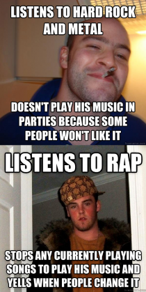 Ive got nothing against Rap but this is a reoccurring pattern in parties