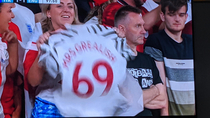 Jack Grealish fan at the Euro Final FYI Jack is actually number 
