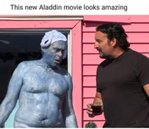 Jafar forcing Genie to take another shot