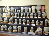 Japan has a museum of rocks that look like faces