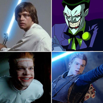 Jedi to joker and joker to jedi